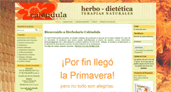 Desktop Screenshot of herbolariocalendula.com