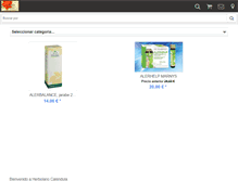 Tablet Screenshot of herbolariocalendula.com
